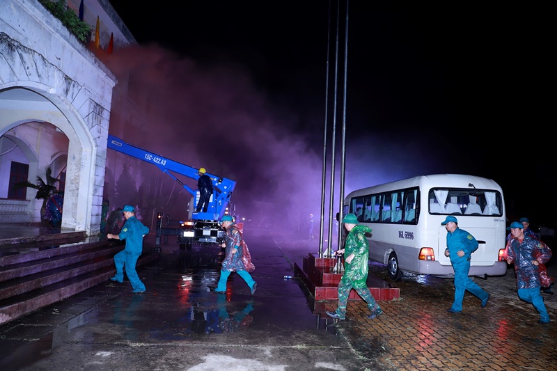 Quận Hồng Bàng diễn tập phòng chống thiên tai và tìm kiếm cứu nạn năm 2024